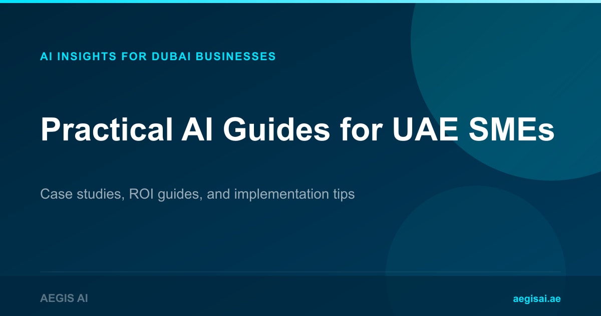 Getting Started with AI: A Dubai SME Guide